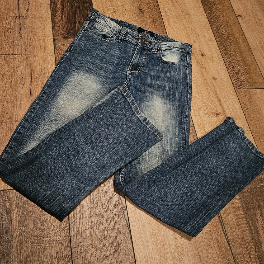 Buffalo David Bitton Faded Straight Jeans